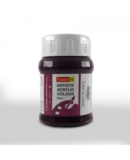 ARTISTS ACRYLIC COLOUR - DEEP MAGENTA